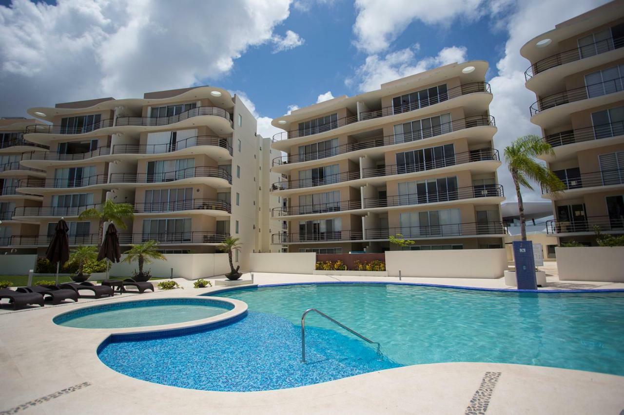 3Br Apt With Pool Cancún Eksteriør billede