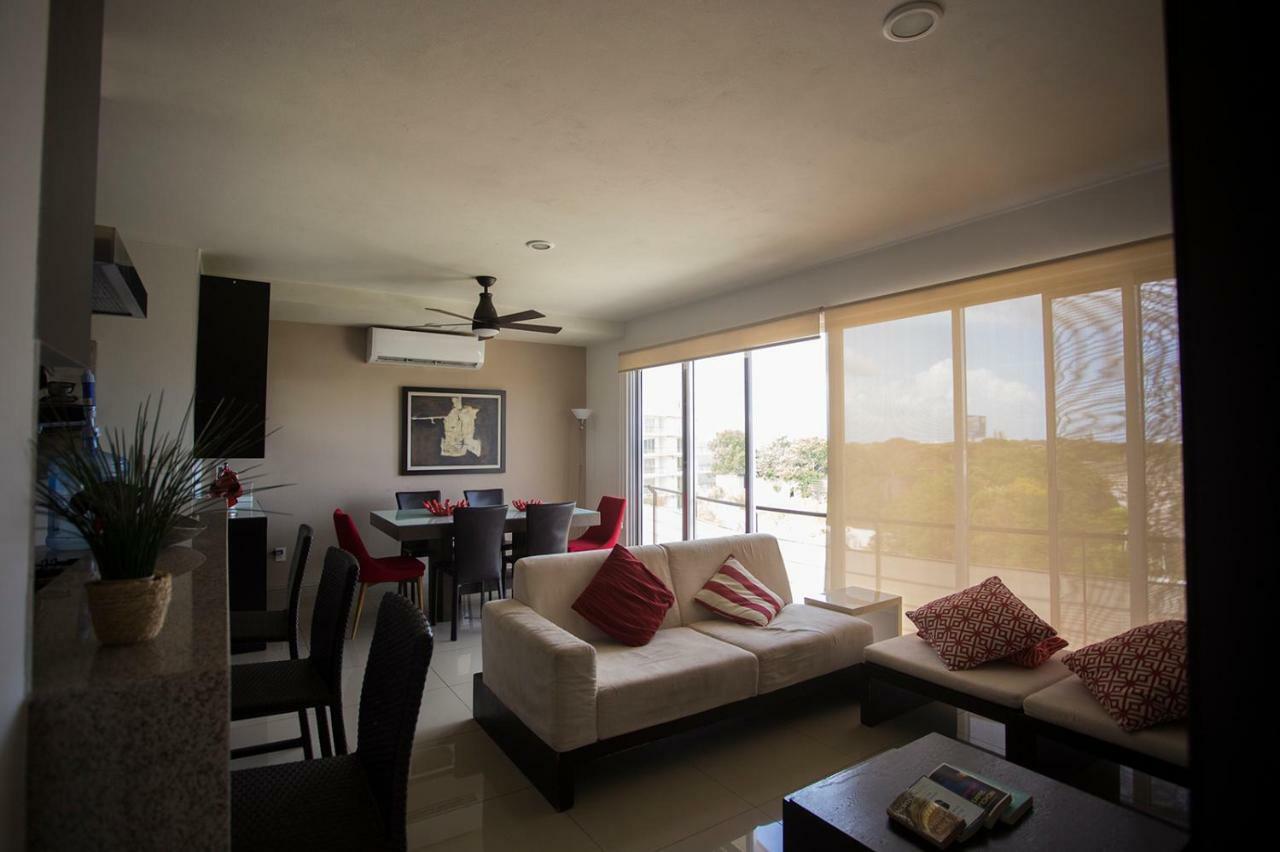 3Br Apt With Pool Cancún Eksteriør billede